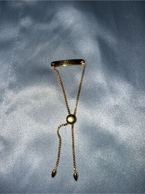 MONICA VINADER Gold Adjustable Slider Bracelet